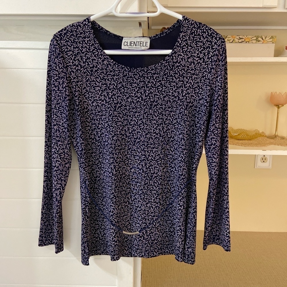 Vintage Floral Blouse